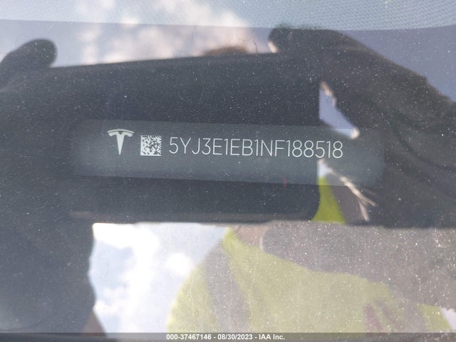 Tesla Model 3 Long Range 2022 5YJ3E1EB1NF188518 Image 9