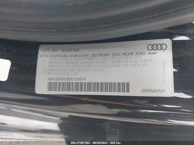 WAUDFAFC8EN129974 Audi A6 2.0t Premium Plus