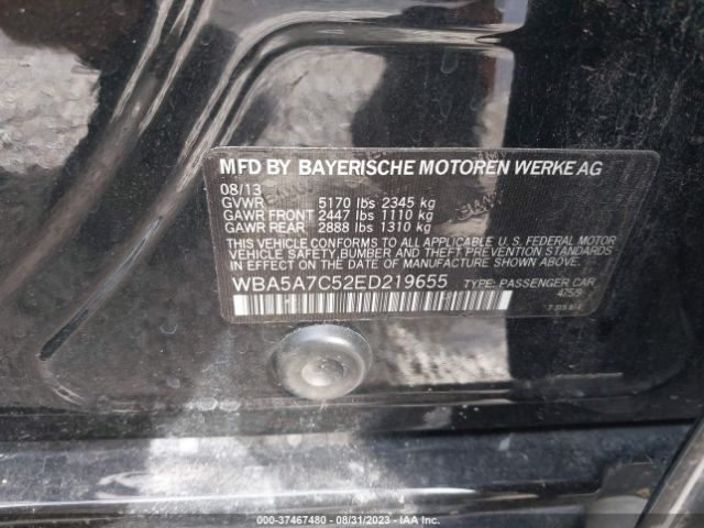 WBA5A7C52ED219655 BMW 5 Series 528i Xdrive