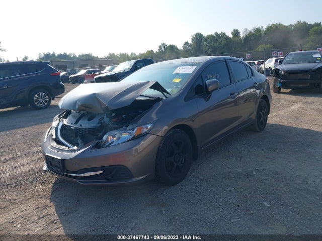 Honda Civic Sedan Lx 2014 2HGFB2F51EH546121 Image 2