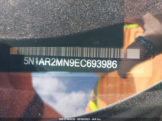 2014 NISSAN PATHFINDER S VIN: 5N1AR2MN9EC693986