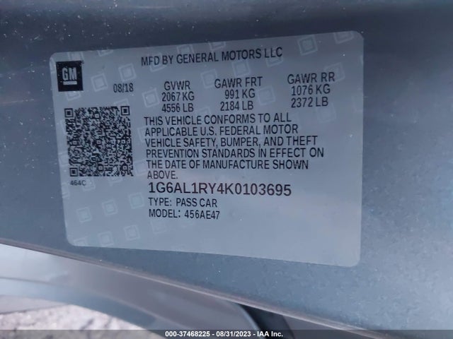 Cadillac ATS-V COUPE 2019 1G6AL1RY4K0103695 Image 9