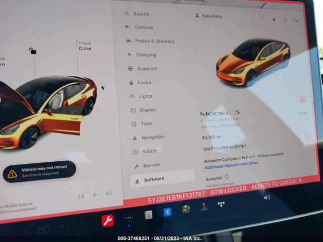 5YJ3E1EB1NF131767 Tesla Model 3 Long Range