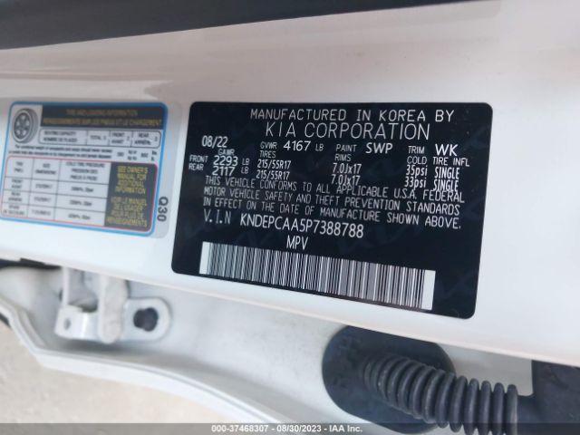 KNDEPCAA5P7388788 KIA Seltos Lx
