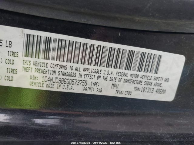 1C4NJDBB6GD573755 Jeep Compass Sport