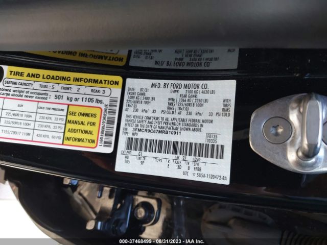 3FMCR9C67MRB10911 Ford Bronco Sport Outer Banks