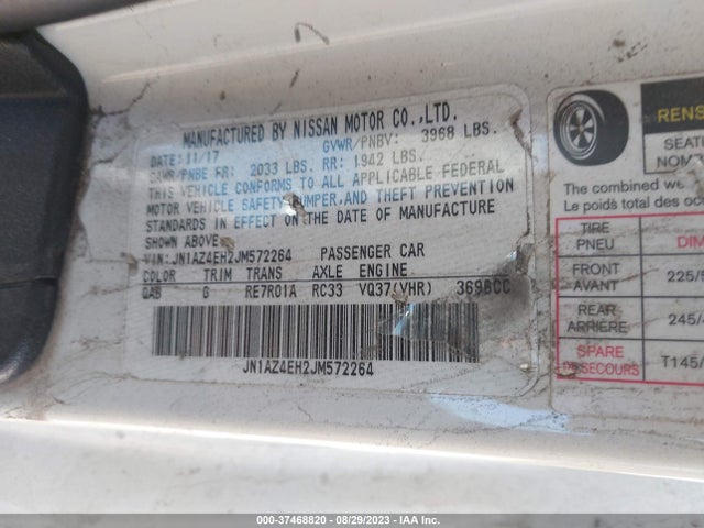 Nissan 370Z 2018 JN1AZ4EH2JM572264 Image 26