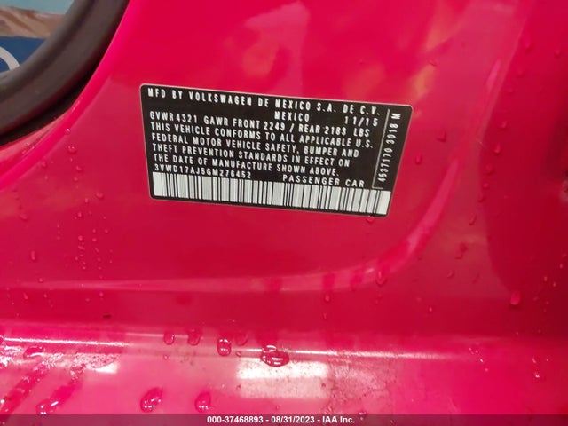 3VWD17AJ5GM276452 Volkswagen Jetta Sedan 1.8t Sport