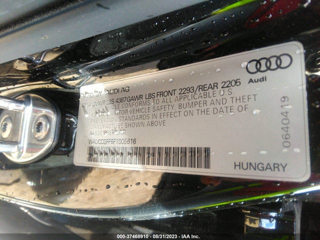 WAUCCGFF6F1005616 Audi A3 1.8t Premium Plus