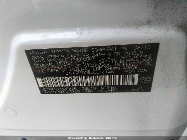 JTHCZ1D28J5016146 Lexus Is Is 350