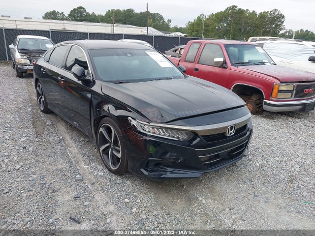 2021 HONDA ACCORD SEDAN SPORT VIN: 1HGCV1F38MA075116