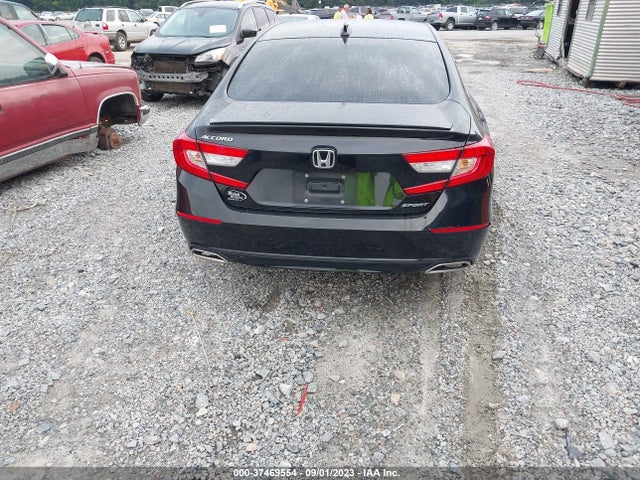 2021 HONDA ACCORD SEDAN SPORT VIN: 1HGCV1F38MA075116