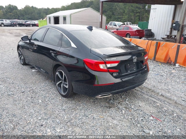 2021 HONDA ACCORD SEDAN SPORT VIN: 1HGCV1F38MA075116