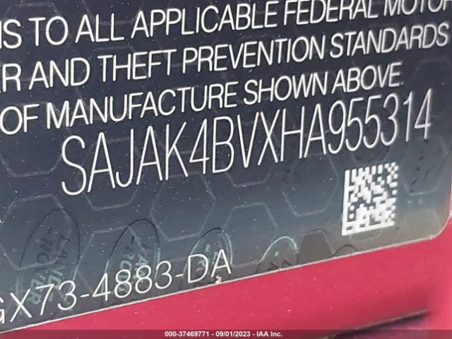 SAJAK4BVXHA955314 Jaguar Xe 35t Prestige