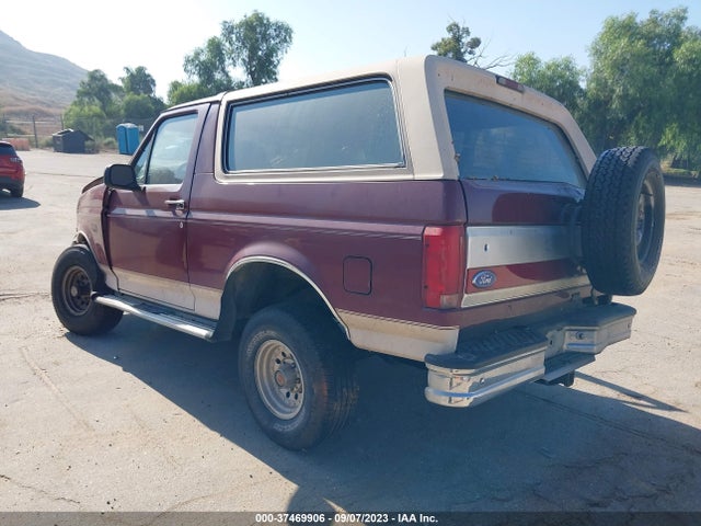 1992 FORD BRONCO U100 VIN: 1FMEU15N6NLA81740