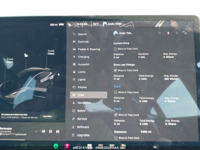 5YJ3E1EAXPF503021 Tesla MODEL 3