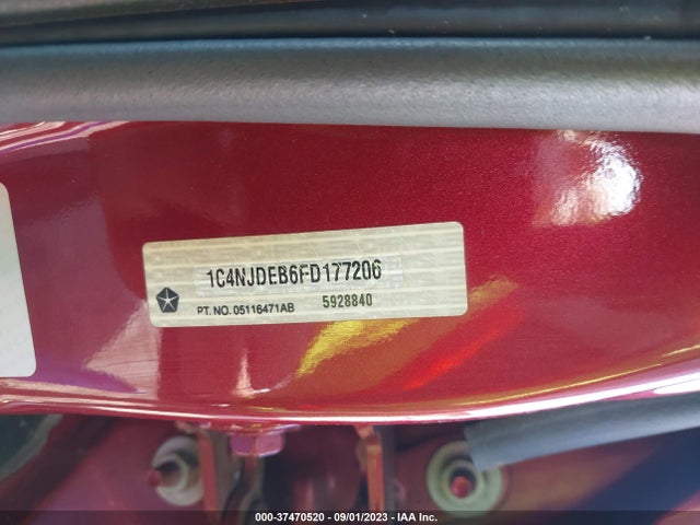 1C4NJDEB6FD177206 Jeep Compass High Altitude Edition