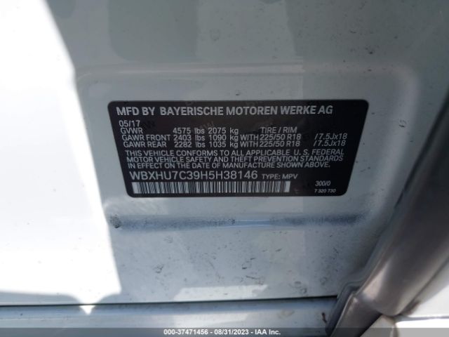 WBXHU7C39H5H38146 BMW X1 Sdrive28i