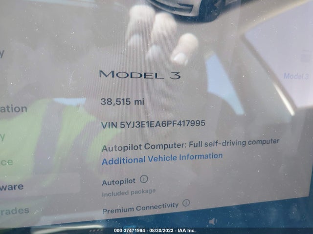 Tesla Model 3 Rear-wheel Drive 2023 5YJ3E1EA6PF417995 Image 7