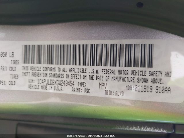 1C4PJLDBXGW249454 Jeep Cherokee Limited