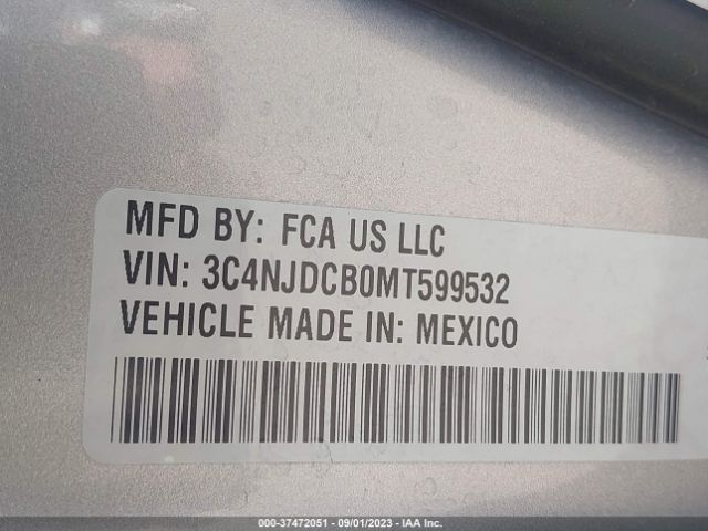 3C4NJDCB0MT599532 Jeep Compass Limited
