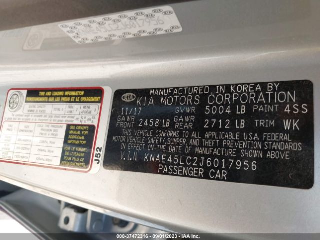 KNAE45LC2J6017956 KIA Stinger Gt1