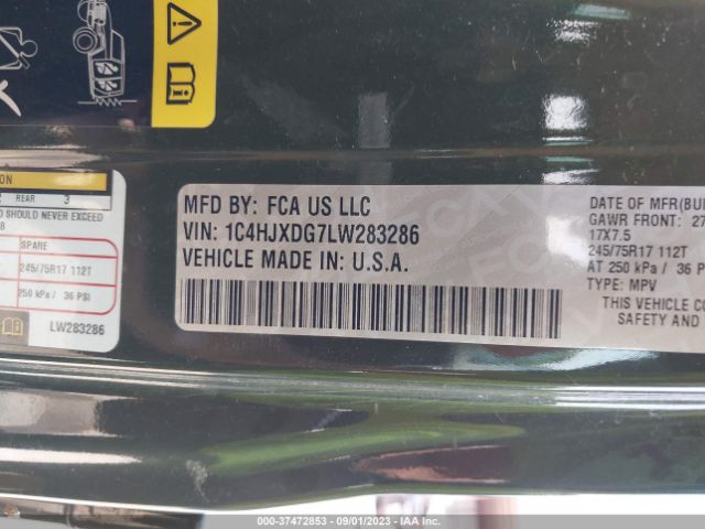 1C4HJXDG7LW283286 Jeep Wrangler Unlimited Sport
