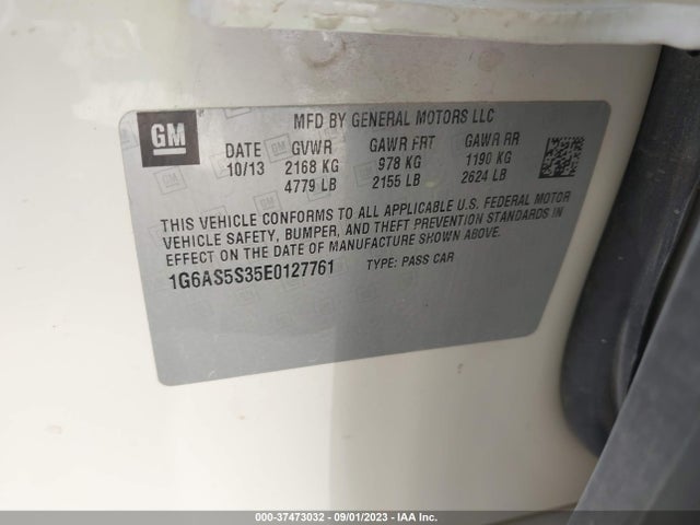 Cadillac Cts Performance 2014 1G6AS5S35E0127761 Image 9