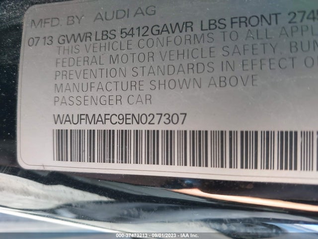 Audi A6 3.0l Tdi Premium Plus 2014 WAUFMAFC9EN027307 Image 9