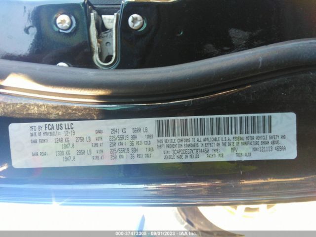 3C4PDDEG7KT874450 Dodge JOURNEY GT