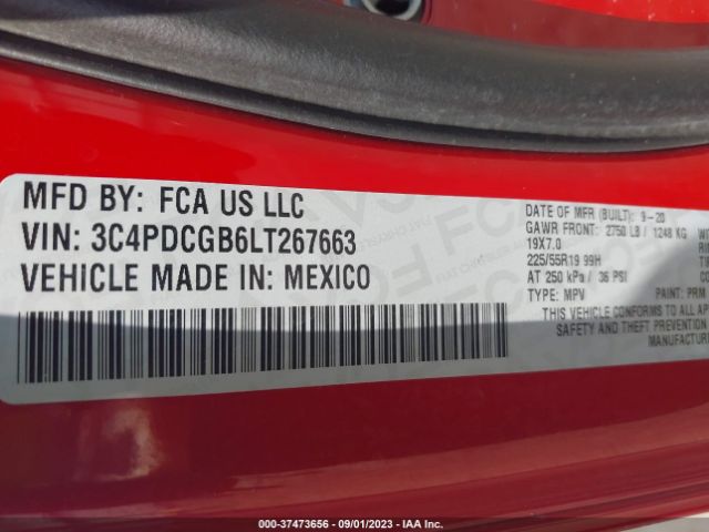 3C4PDCGB6LT267663 Dodge Journey Crossroad