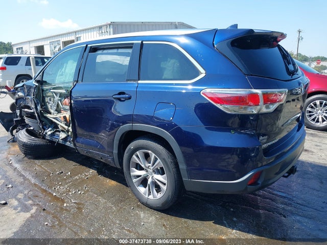 Toyota Highlander Xle 2014 5TDKKRFH7ES023493 Image 3