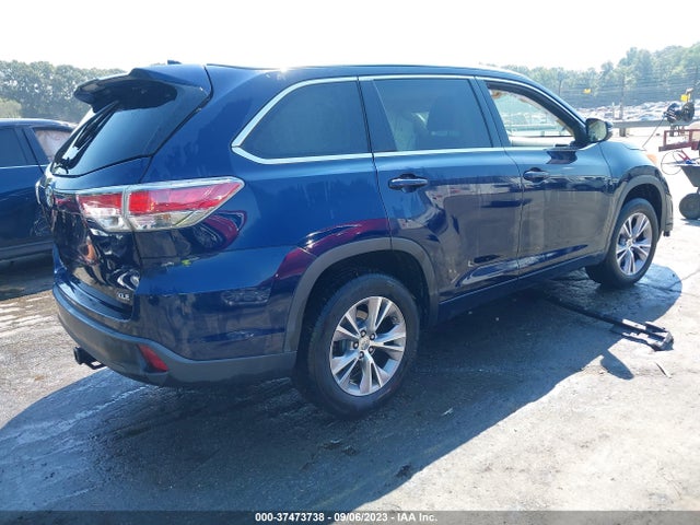 Toyota Highlander Xle 2014 5TDKKRFH7ES023493 Image 4
