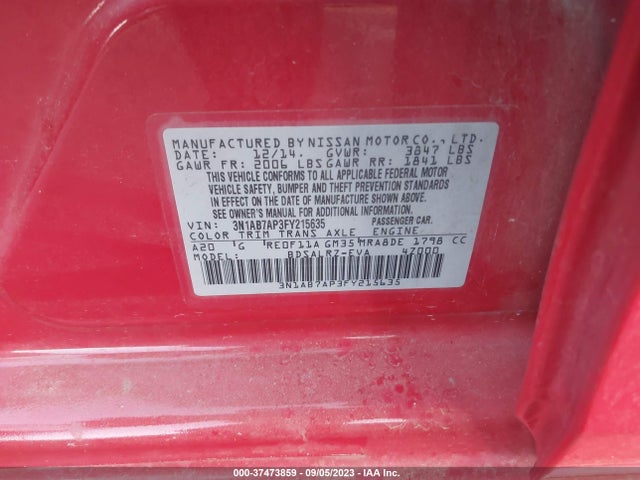 Nissan SENTRA SR 2015 3N1AB7AP3FY215635 Image 11