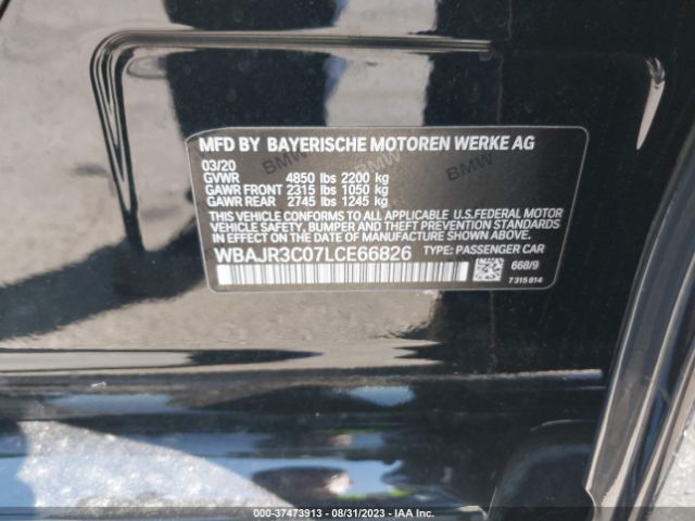 WBAJR3C07LCE66826 BMW 5 Series 530i