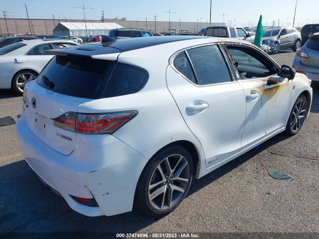 JTHKD5BH4G2258659 Lexus Ct 200h Hybrid