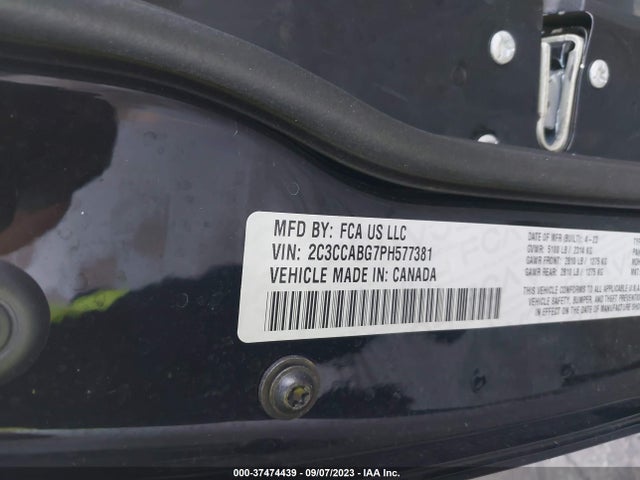2023 Chrysler 300, VIN: 2C3CCABG7PH577381