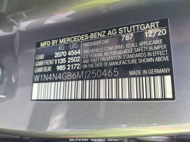 2021 MERCEDES-BENZ GLA W1N4N4GB6MJ250465 Photo 8