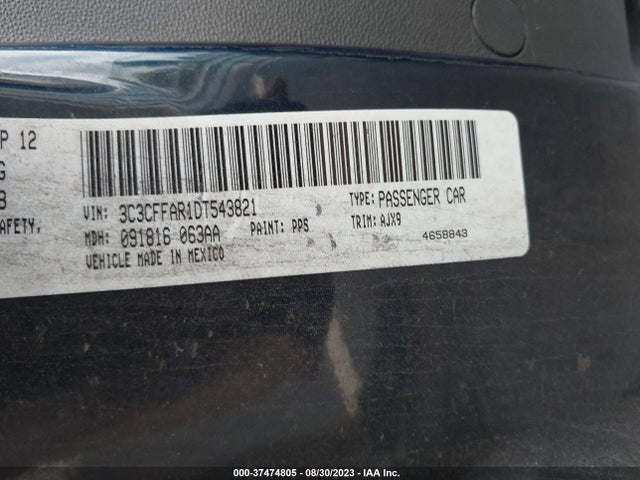 2013 FIAT 500 3C3CFFAR1DT543821 Photo 8