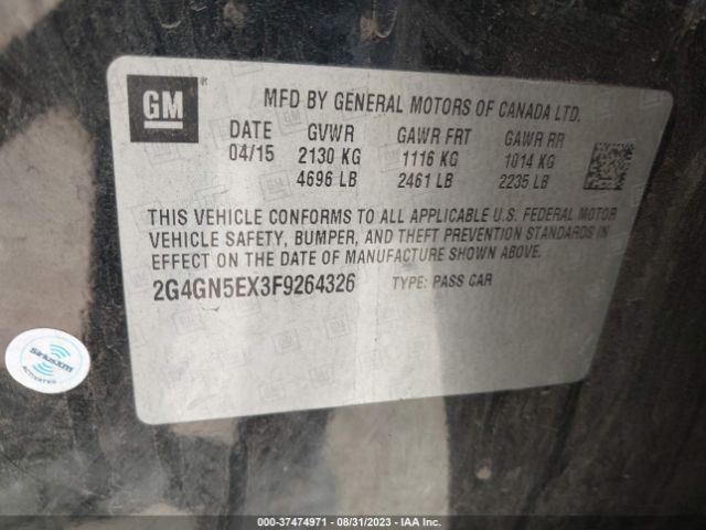 2G4GN5EX3F9264326 Buick Regal Premium I