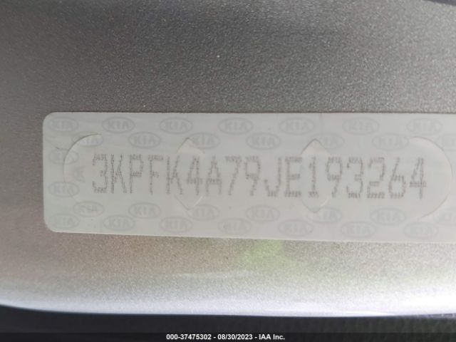 3KPFK4A79JE193264 KIA FORTE LX