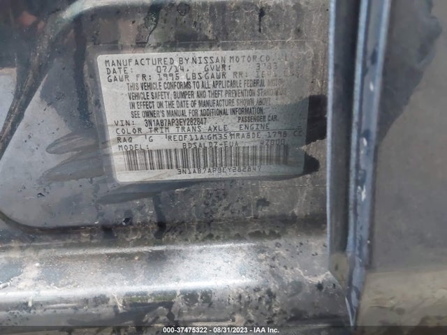 Nissan SENTRA SV 2014 3N1AB7AP3EY282847 Image 9