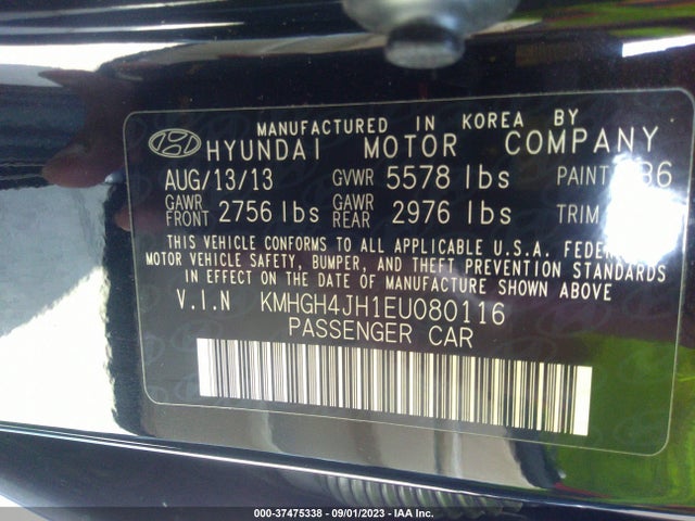 Hyundai Equus Ultimate 2014 KMHGH4JH1EU080116 Image 16