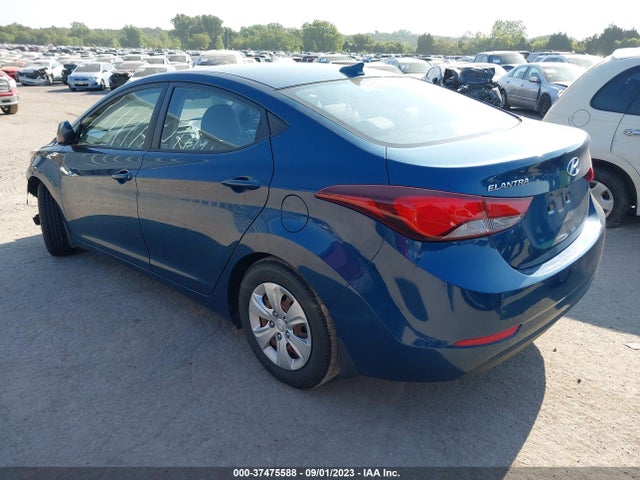 2016 HYUNDAI ELANTRA SE VIN: KMHDH4AEXGU583039