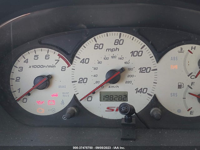 2002 HONDA CIVIC SI VIN: SHHEP33512U305701