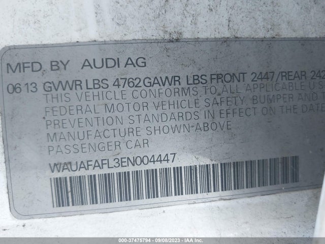 WAUAFAFL3EN004447 Audi A4 PREMIUM