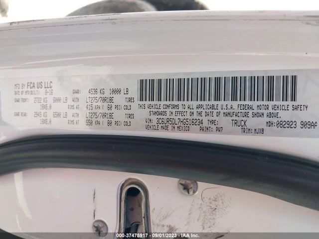 RAM 2500 Big Horn 2017 3C6UR5DL7HG516234 Image 9