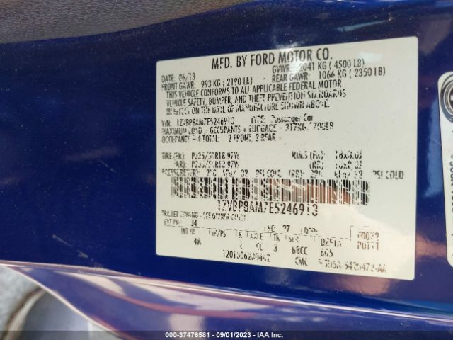 1ZVBP8AM7E5246913 Ford Mustang V6