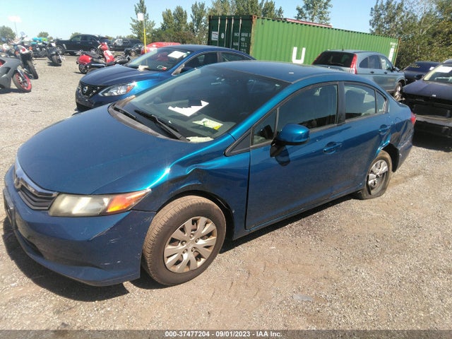 2012 HONDA CIVIC SDN LX VIN: 2HGFB2F59CH532349