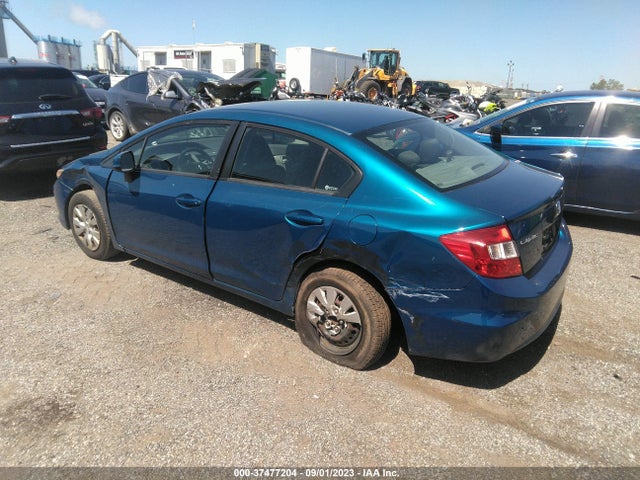 2012 HONDA CIVIC SDN LX VIN: 2HGFB2F59CH532349
